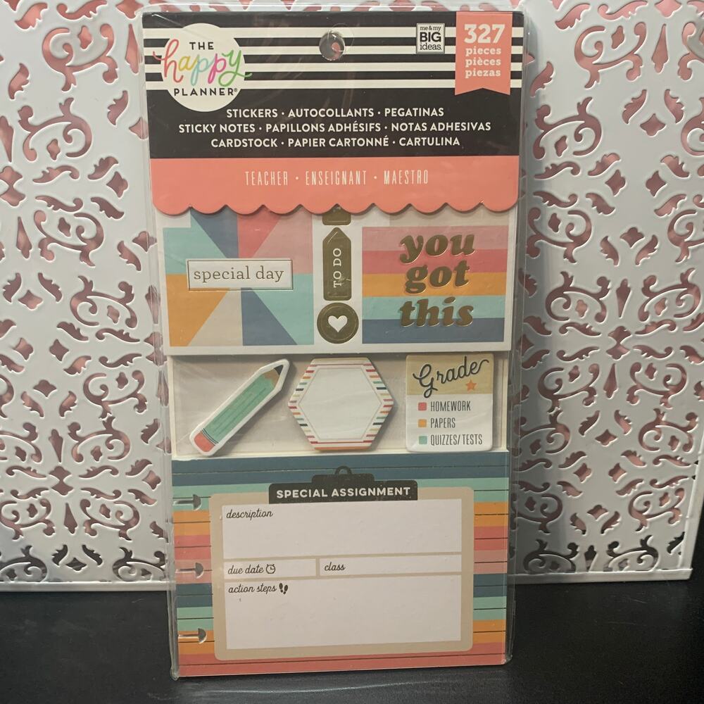 NIP MAMBI The Happy Planner stickers cardstock sticky notes PLMP-25 327 pieces - Picture 6 of 6